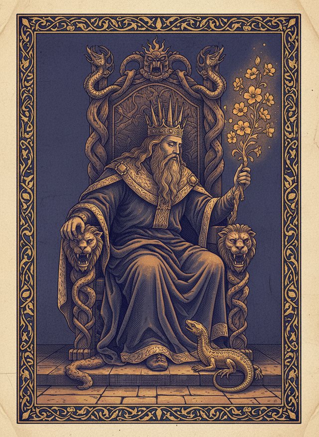 King of Wands tarot card