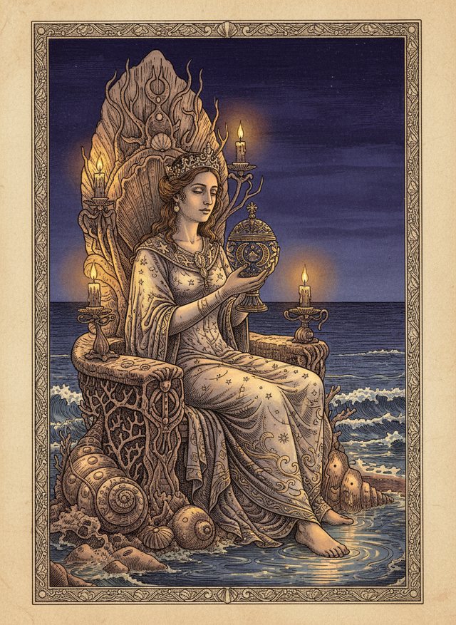 Queen of Cups tarot card