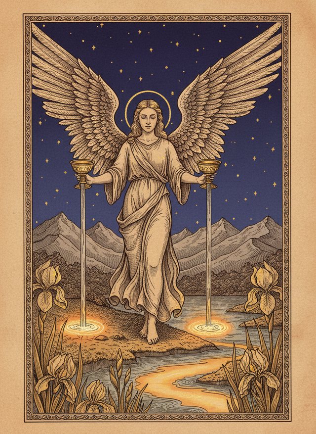 Temperance tarot card