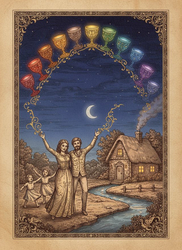 Ten of Cups tarot card