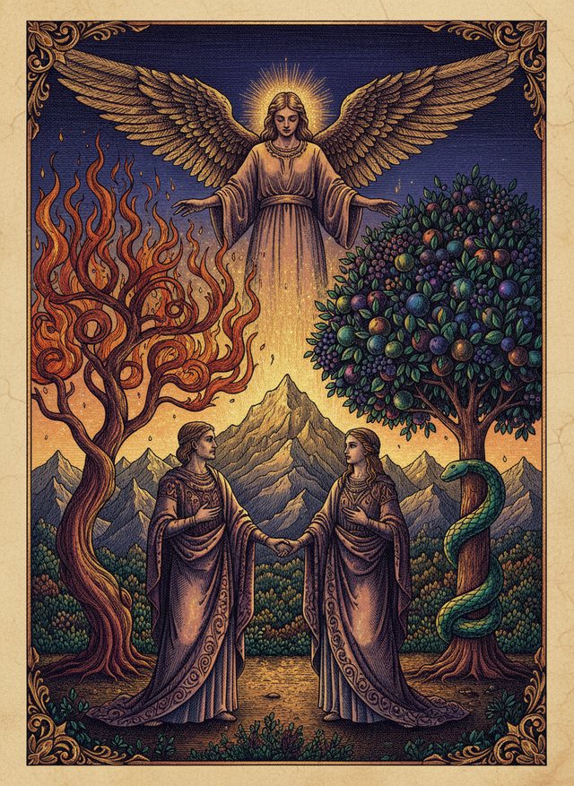 The Lovers tarot card